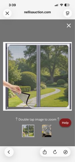 Magnetic Window Screen 55"X36", DIY Easy Install Mesh Bug Protection For House Windows White Frame Grey Mesh