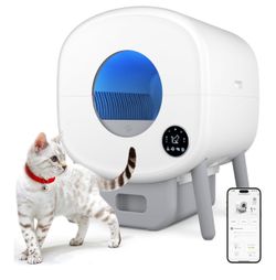 Automatic Self-Cleaning Litter Box w/ Wireless App Control