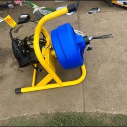 Snake Drain Cleaning Machine  5/16 in. x 50 ft. 