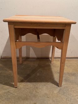 Solid Wood Side Table