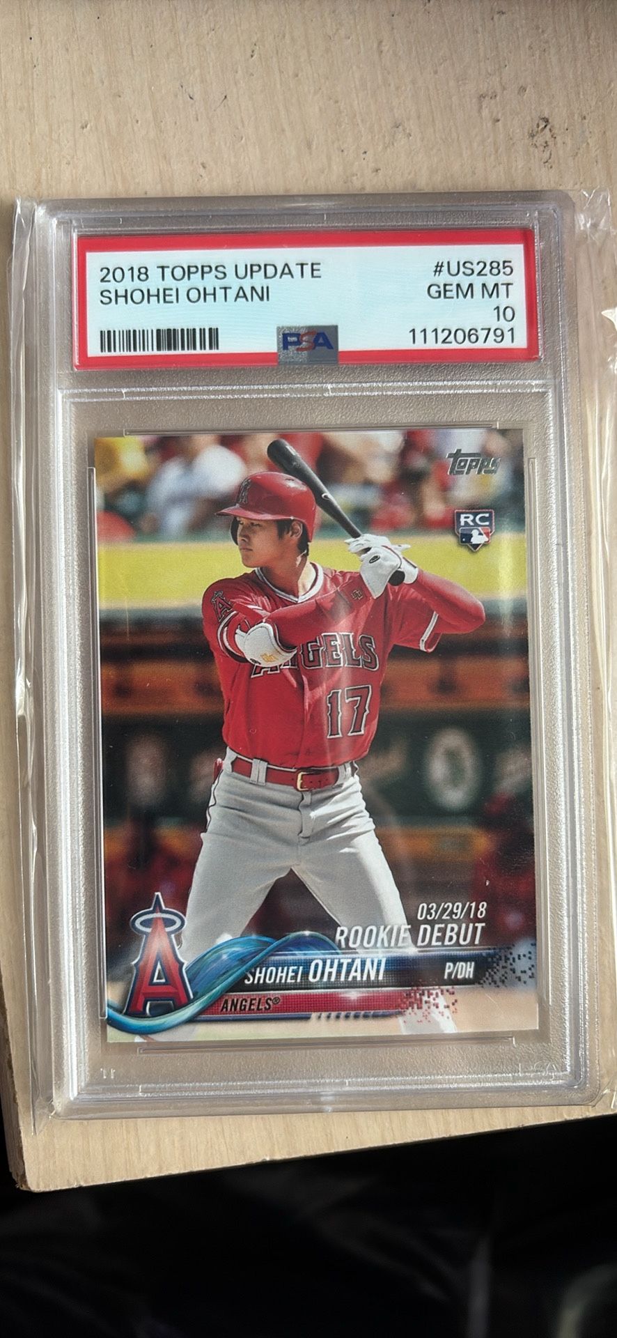 Shohei Ohtani PSA 10 Rookie Card 