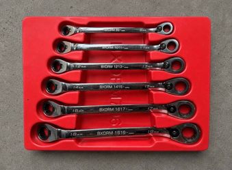 Blue-Point 6-Piece Metric Ratcheting Box Wrench Set