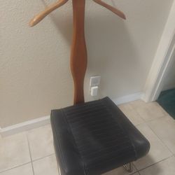 Vintage Wooden Valet Chair