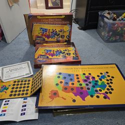 Quarters of United States collectors map 