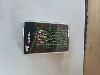 Vintage 1990 8mm cassette tmnt the movie