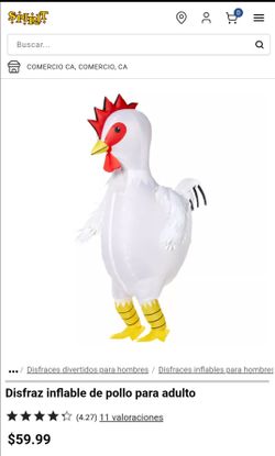 Inflatable Chicken costume