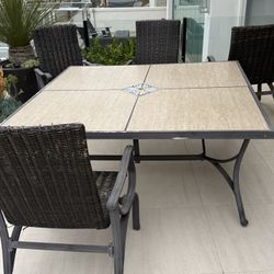 FREE Patio Table And Chairs 