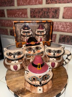 NEW Johanna Parker Raccoon Pilgrim Fall collection