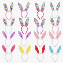 30 Pieces Easter Bunny Ear Headbands