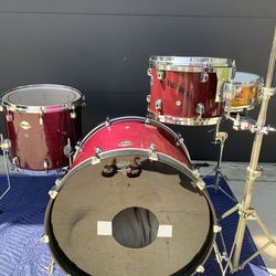 DDrum Professional Series  Maple/Exotic Ash 4pc Drum Set 24-16-13-14”