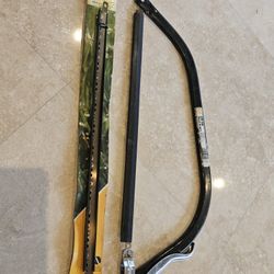 Fiskars 21" Bow Saw Black W/ New Extra Replacement Blade