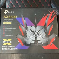 TP-Link AX6600 Tri-Band Wi-Fi 6 Gaming Router (Archer GX90)