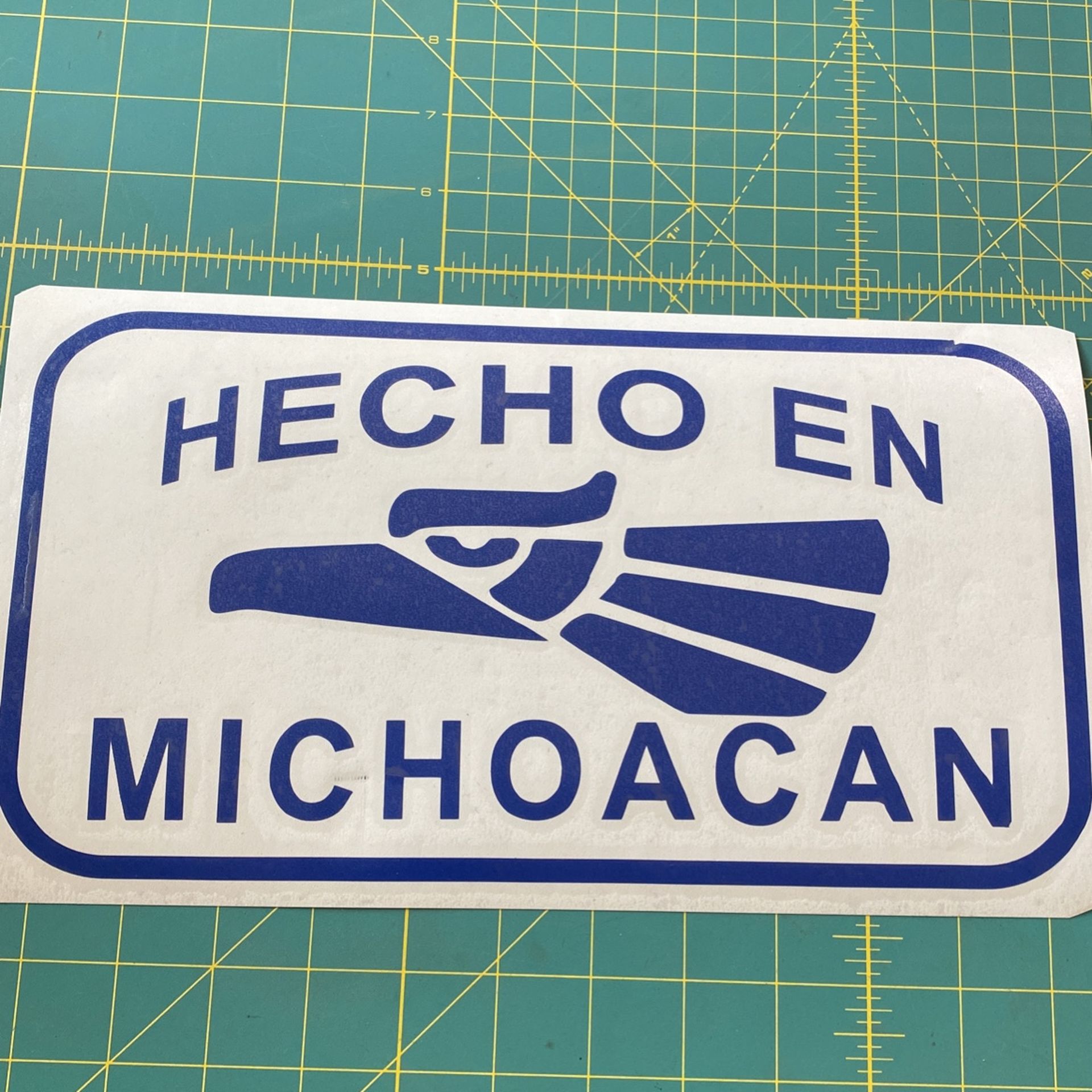 Hecho En Michoacan Decal