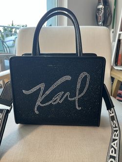 Karl Lagerfeld Black Luxury Purse (228$ Mkt Value)