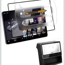 Tesla Screen Protector Model 3 Model Y Dashboard Touchscreen Tempered Glass Protector With Alignment Kit Accessories Anti Glare Anti Fingerprint 2 Pcs