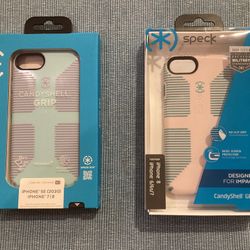 Two Speck CandyShell Grip Case for iPhone SE 2nd & 3rd Generations and 7 & 8, New - $21 For Both