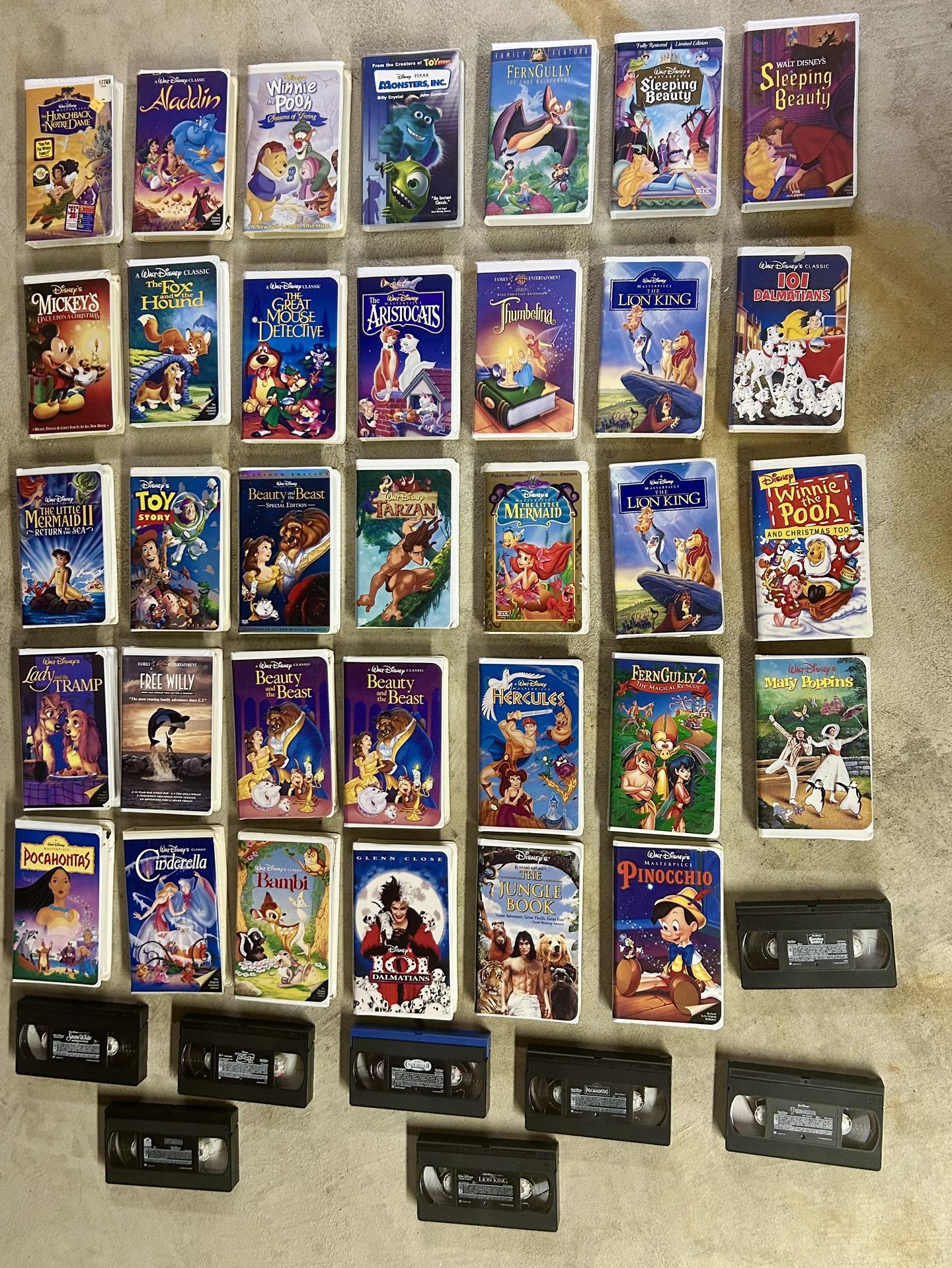 Huge Disney VHS Collection - Classics for Sale! Nostalgia Alert! 📼✨