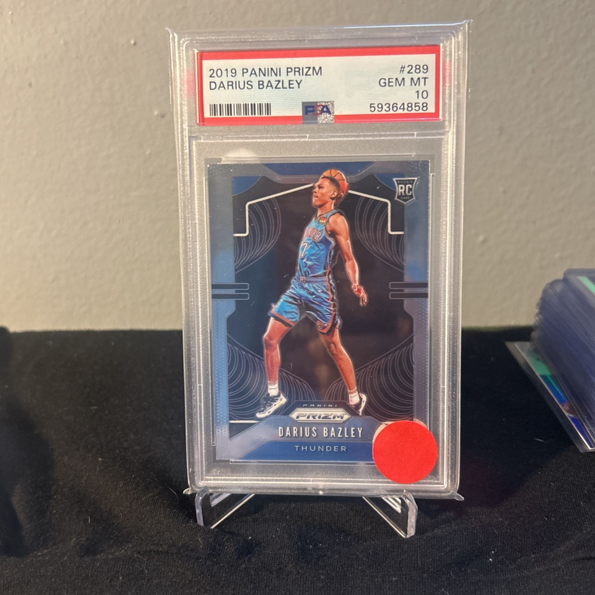 2019 Darius Bazley RC Panini Prizm