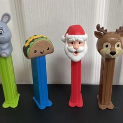 Mixed Lot of PEZ Dispensers Taco Care Bear etc $5 for All