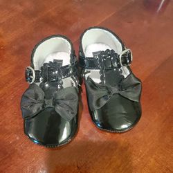  Baby Girl Black Shoes 