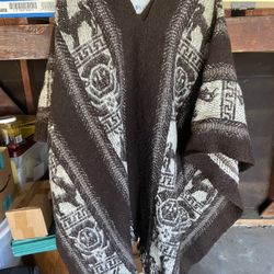 Alpaca Peruvian Poncho 