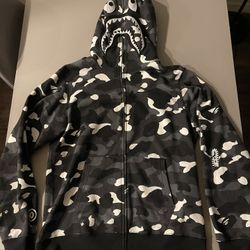 BAPE City Camo Shark PONR Full Zip Up - XL