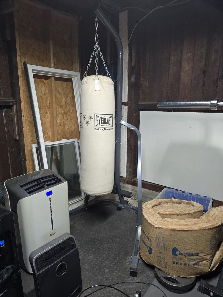 Everlast Punching Bag and Stand