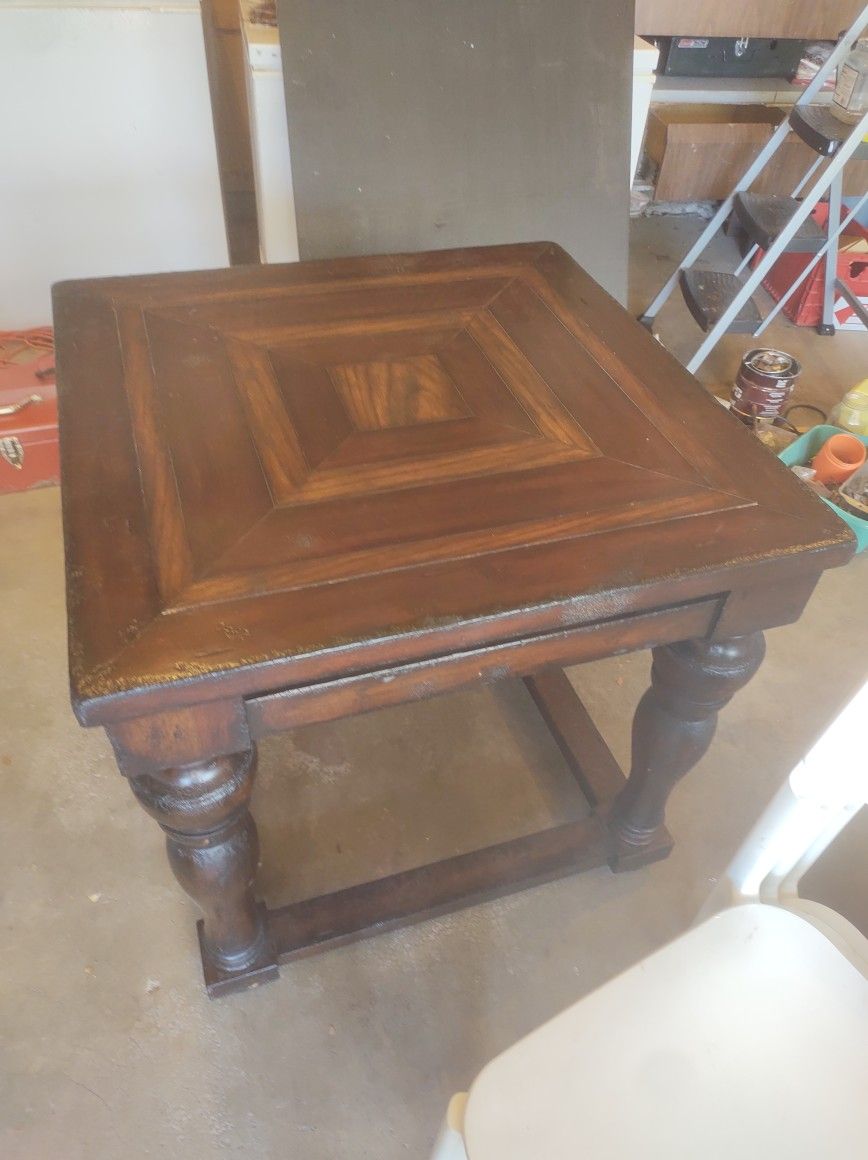 Hardwood End Tables