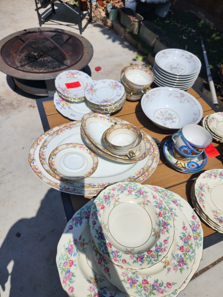 Old Antique China And Japan Dishes Selling As A Lot