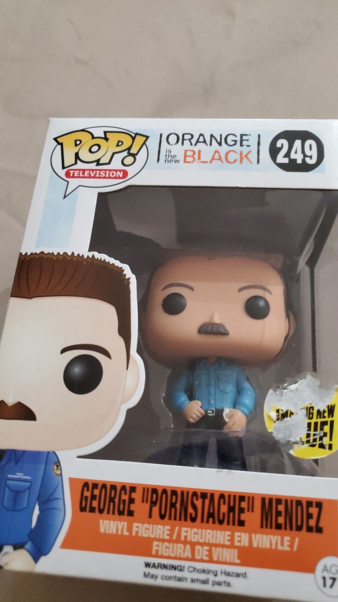 George "Pornstache" Mendez Pop Funko