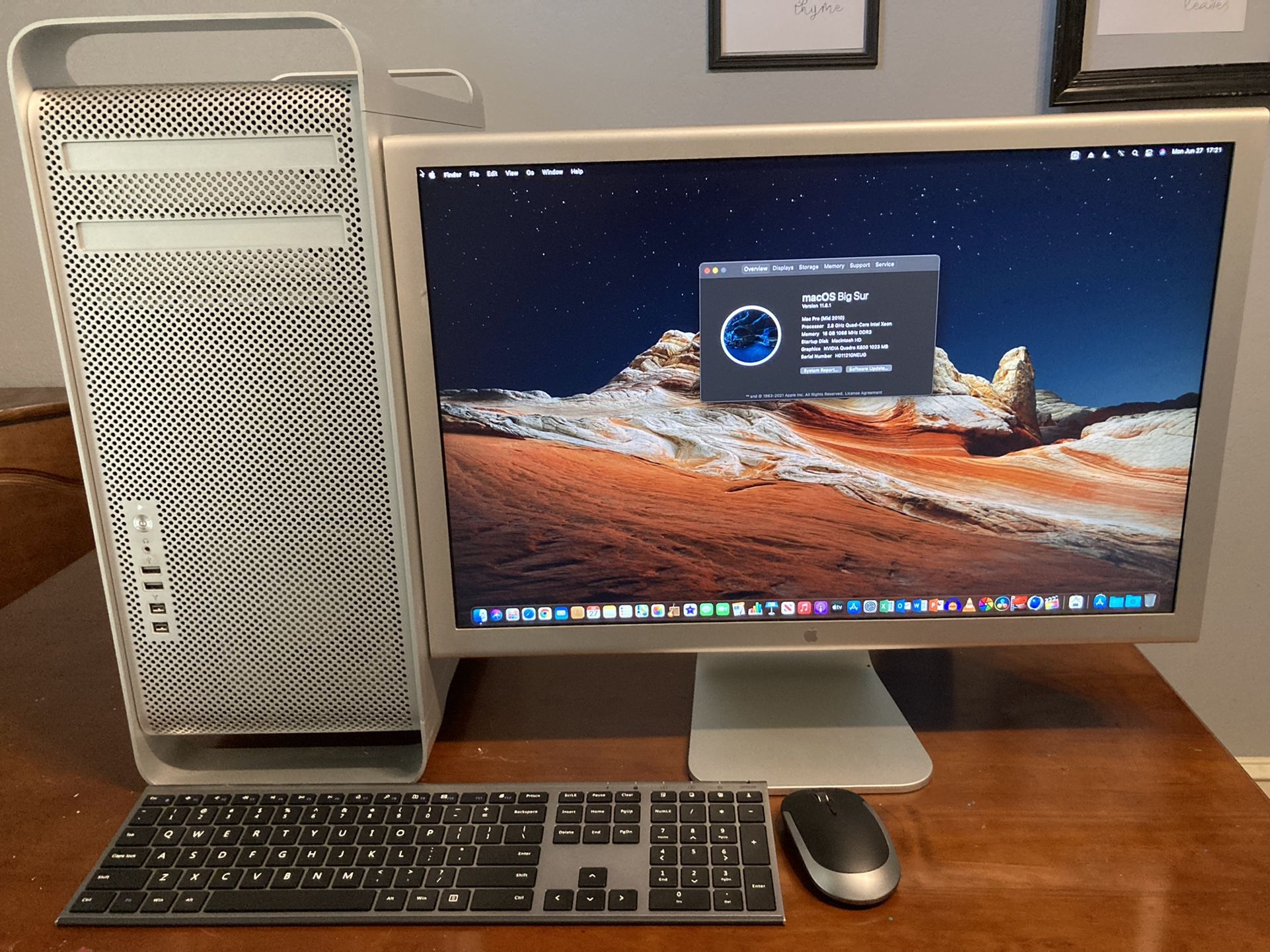 Mac Pro Loaded 8tb Storage with Apple Display