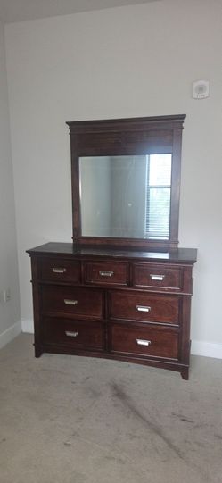 Dresser and Mirror