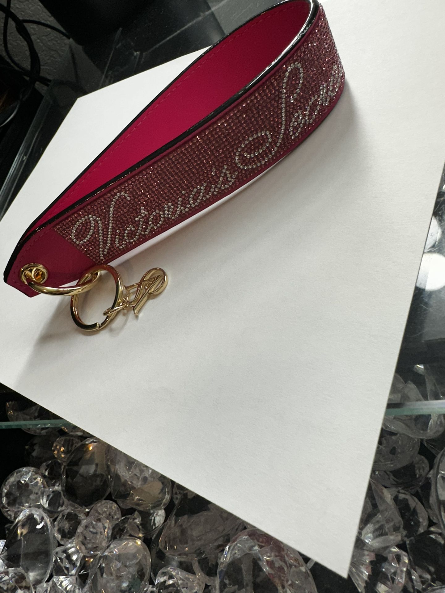 Victoria's Secret Wristlet Strap Keychain (NEW)