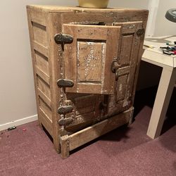 Antique Refrigerator Ice Box