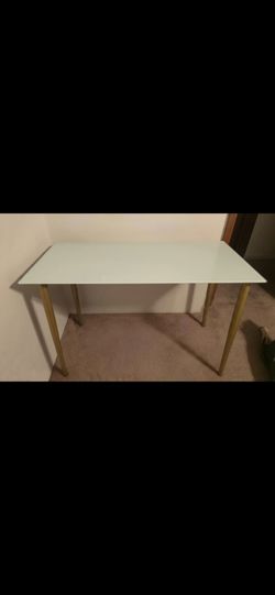 Ikea Glasholm frosted table