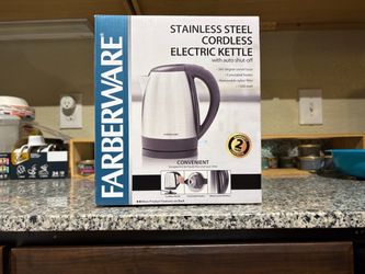 Farberware Stainless Steel Cordless Electric Kettle