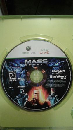 Mass Effect game for XBOX 360