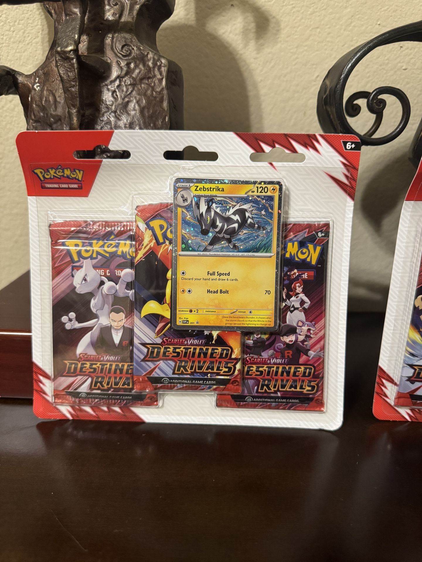 Pokemon Destined Rivals 3 Pack Bloated
