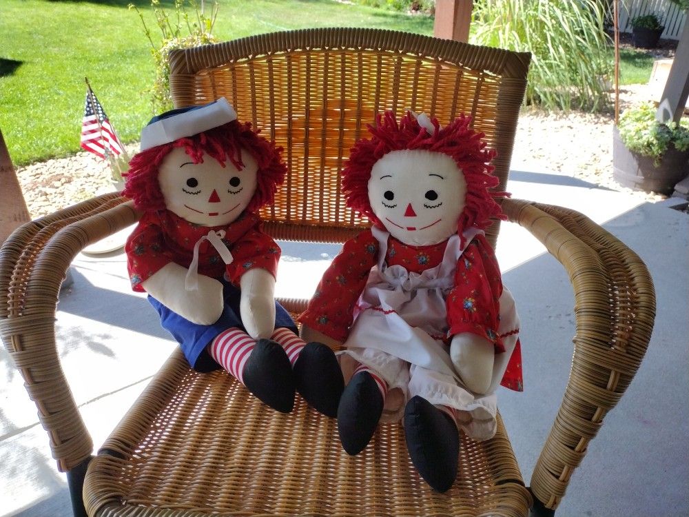 Raggedy Ann And Andy Vintage 