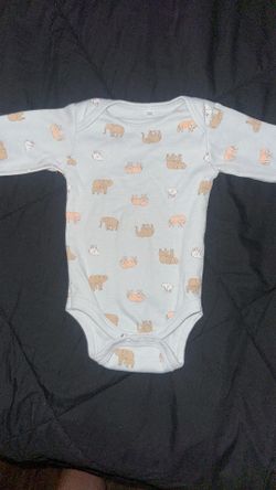 Baby blue Elephant Onesie