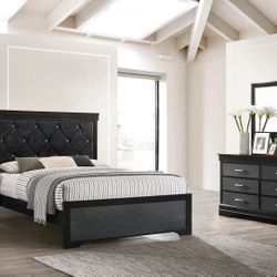 4-PIECE BLACK CHARCOAL BRLING ACRYLIC ACCENTS SET