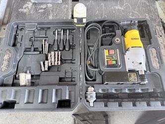 DeWalt Magnetic Drill Press with Case and Accessories