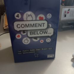 Comment Below Game
