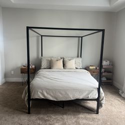 Queen Canopy Bed Frame 