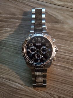 Guess Two Tone Stainless Steel Men's Watch
