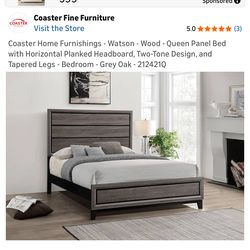 Queen Bedroom Set! Beautiful Addition For Your Bedroom!