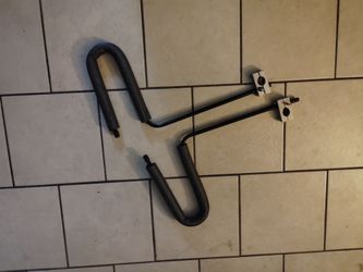 Bicycle surfboard rack