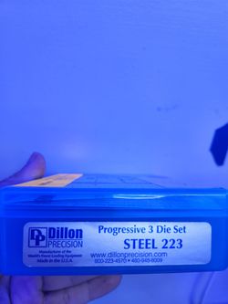 Reload Dillon Precision Progressive 3 Die Set Steel 223 556 new