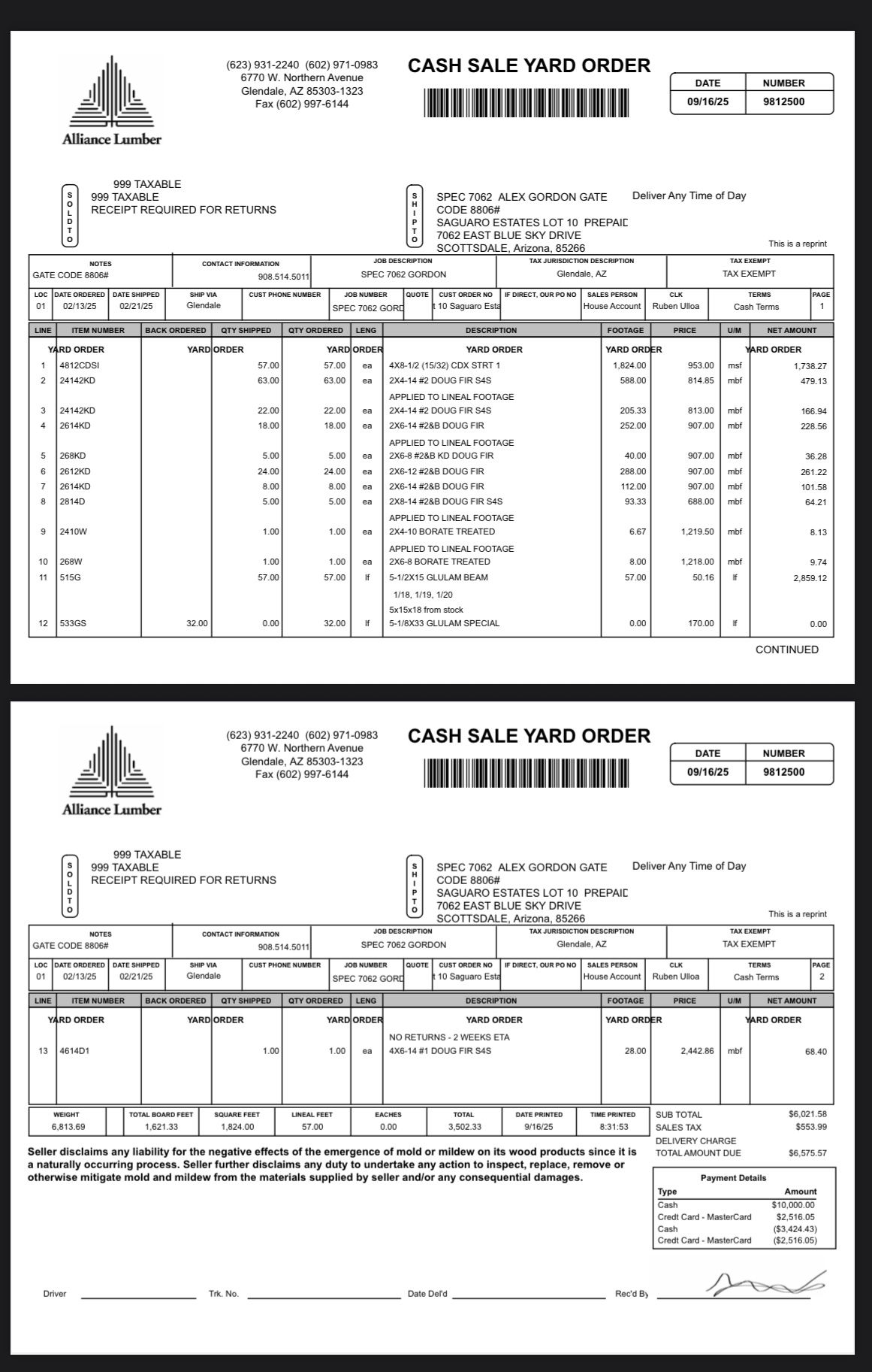 Glue Lamb Beam     Will Take Offers