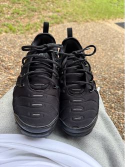 Nike Air VaporMax Plus Triple black Mens Size 8